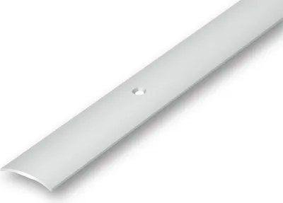 Produktbild von (9,96EUR/m) Übergangsprofil 30 x 1700 mm silberfarben zum Schrauben gewölbt Nahtdeckprofil Dehnungsfugenprofil Abdeckleiste