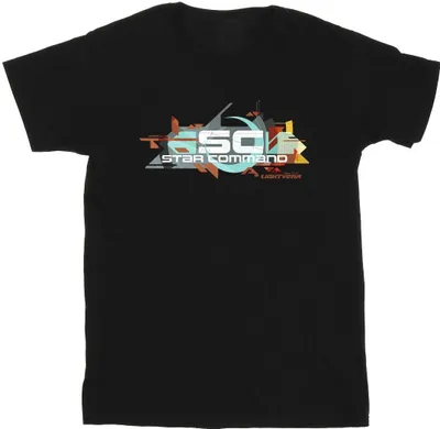 Produktbild von Disney - "Lightyear Star Command Graphic Title" T-Shirt für Herren BI37044 (XL) (Schwarz)