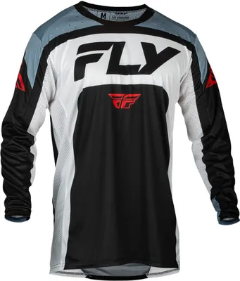 Productafbeelding van Fly Racing Lite 2024 crossbroek, zwart/wit/grijs, maat L