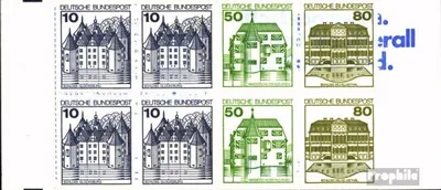 Produktbild von Briefmarken BRD (BR.Deutschland) 1987 Mi MH24m (kompl.Ausg.) postfrisch Burgen und Schlösser