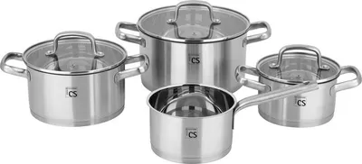 Produktbild von Carl Schmidt Sohn 7-tlg. Edelstahl Kochtopf-Set BECKUM 088736
