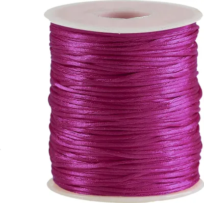 Produktbild von Satinschnur 80m x 1mm Flechtschnur Kumihimo Bastelschnur Geschenkschnur