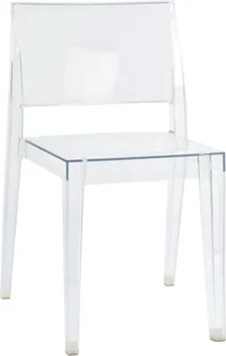 Produktbild von PAPATYA Gyza Soleil Stapelbare Bar-Küchenstühle aus durchsichtigem Polycarbonat