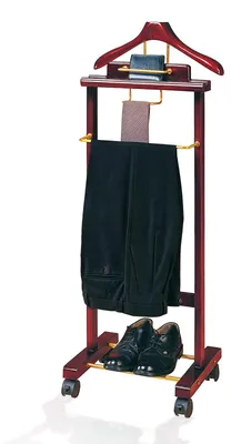 Kleiderständer freistehend B44xT40xH116 cm Weinrot