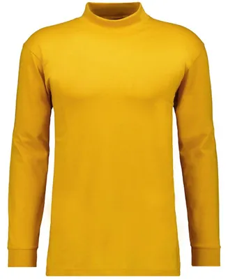 Ragman Stehkragen-Shirt langarm in gelb
