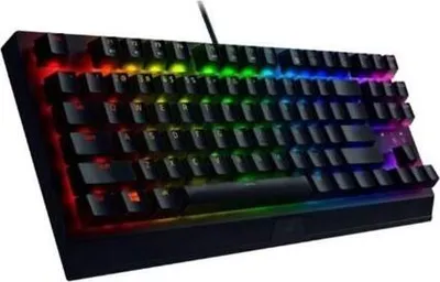 Zdjęcie produktu dla Razer Blackwidow V3 Tenkeyless - Pełnowymiarowy (100%) - USB - Przełącznik mechaniczny - QWERTY - RGB LED - Czarny