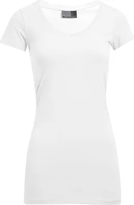 Immagine prodotto di Promodoro 3087 | Maglietta donna Slim Fit scollo a V lungo - Colore: Bianco - Taglia: XXL