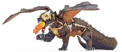 Produktbild von Papo 38958 FANTASYWELT Drache der Finsternis, Mehrfarben