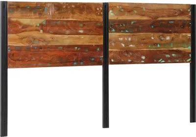 Produktbild von vidaXL Kopfteil 180 cm Altholz Massivholz und Eisen