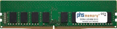Immagine prodotto di PHS-memory 8GB di memoria RAM per Asus Tuf Gaming B550M-PLUS DDR4 UDIMM ECC 2666MHz PC4-2666V-E (SP374458)