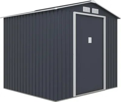 Image de Abri de jardin métal "Vegas" - 4,07 m² - Gris