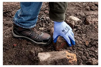 Produktbild von Latex-Bauarbeiterhandschuhe Größe: L