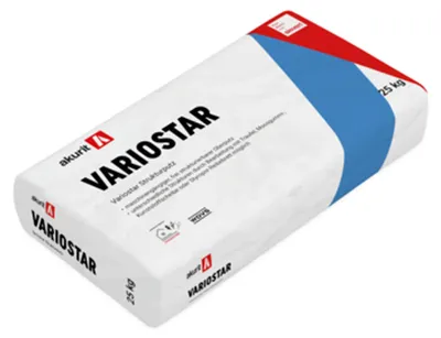 Immagine prodotto di AKURIT VARIOSTAR weiß 25kg Strukturputz 3 mm