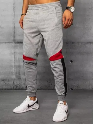 Produktbild von Dstreet Herren-Jogginghosen Aikune hellgrau M