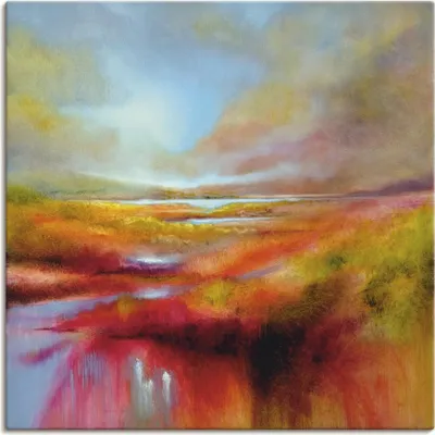 Produktbild von ARTland Leinwandbild Ein perfekter Tag I Größe: 100x100 cm