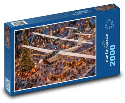 Obrázek produktu pro Puzzle 2000 Větroně nad náměstím - martinpuzzle