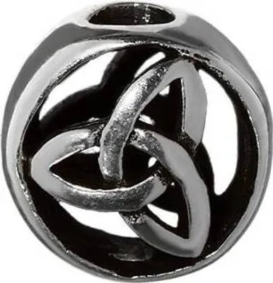 Zdjęcie produktu dla Naszyjnik Aélis Celtic Trinity, srebro próby 925, zawieszka w kształcie kuli, model 6455