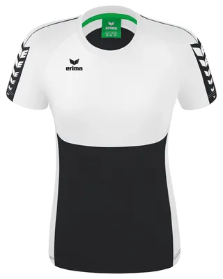 Produktbild von Erima Six Wings T-Shirt Schwarz/Weiß