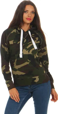 Produktbild von Mivaro Damen Kapuzenpullover mit Kängurutasche und Reißverschlusstäschchen weich innen gefüttert aus Baumwolle Regular Fit Hoodie für Freizeit Arbeit und Alltag in vielen Farben