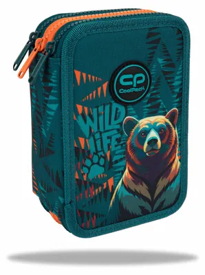 Produktbild von 3-FACH Federmäppchen mit Zubehör für Junge, BEER, Bär, Jumper 3, Coolpack