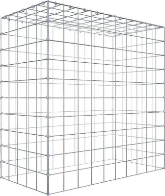 Produktbild von Anbaugabione Typ 3 100 cm x 100 cm x 50 cm (L x H x T), Maschenweite 10 cm x 10 cm, C-Ring