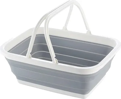 Produktbild von Faltbare Camping Waschbecken, Faltbare Wäschekörbe, 10 L, für Camping