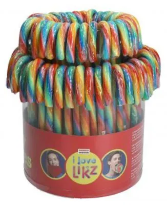 Immagine prodotto di Holland Foodz Sweetz Candy CanezzZ caramelle arcobaleno 72 pezzi