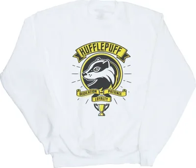 Produktbild von Harry Potter - "Hufflepuff" Sweatshirt für Damen BI21127 (XXL) (Weiß)
