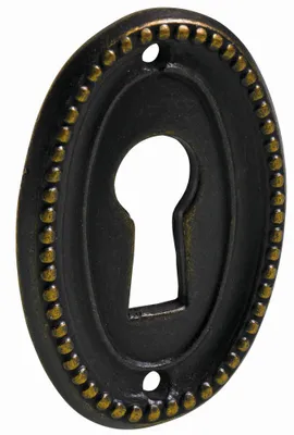 Produktbild von Hettich Schlüsselschild oval brüniert 37 x 25 x 2 mm