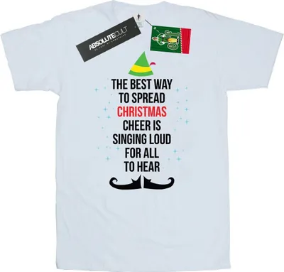Produktbild von Elf - "Christmas Cheer" T-Shirt für Herren BI23821 (S) (Weiß)