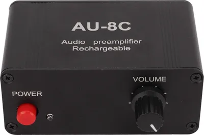 Zdjęcie produktu dla Mini stereofoniczny przedwzmacniacz audio z obwodem redukcji szumów Wzmacniacz słuchawkowy w obudowie ze stopu aluminium