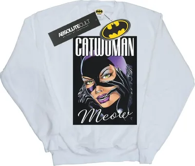 Produktbild von DC Comics - "Feline Fatale" Sweatshirt für Herren BI12144 (L) (Weiß)