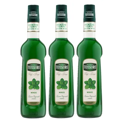 Produktbild von Mathieu Teisseire Getränke-Sirup Pfefferminz 0,7L (3er Pack)