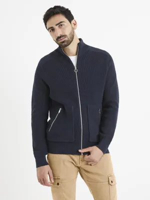 Produktbild von Celio Sweatshirt mit Reißverschluss 1095917__S