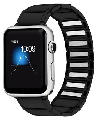 Produktbild von Für Apple Watch Series 11 10 46mm / Ultra 3 2 1 49mm / 9 8 7 45 / 6 SE 5 4 44 / 3 2 1 42mm Magnet Stahl Armband