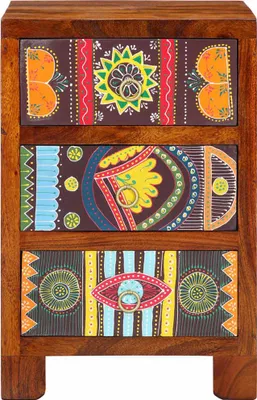Zdjęcie produktu dla vidaXL Stolik nocny 40x40x60 cm lite drewno akacjowe