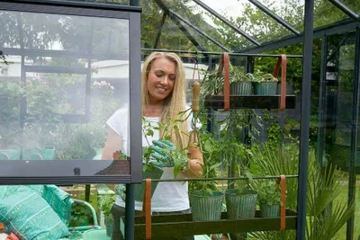 Produktbild von Juliana Aluregal schwarz 1 Sektion Abnehmbar (für Unterwässerung)
