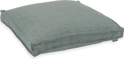 Produktbild von H.O.C.K. - AGORA Romy Outdoor Sitzkissen 50x50x5cm blau-grau mit Biese kleingemustert col. 20092