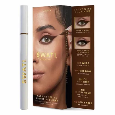 Produktbild von Swati Lash Adhesive Liquid Eyeliner Vanta Brown