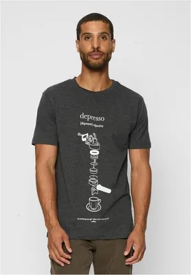 Obrázek produktu pro Pánské tričko Mr. Tee Depresso Tee charcoal - XL
