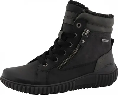 Romika Damen Stiefel Gefüttert Winterstiefel Schwarz 40 EU