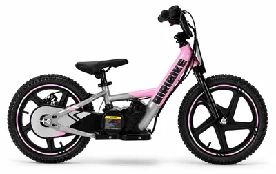 Image de Draisienne électrique enfant RIRIBIKE RTX6 S 24V (16"), rose, batterie lithium, moteur 250 W, frein à disque