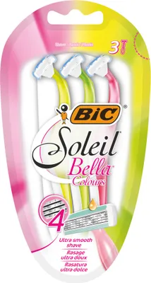 Produktbild von BIC Soleil Bella, Grün, Pink, Gelb, 3 Stück(e)