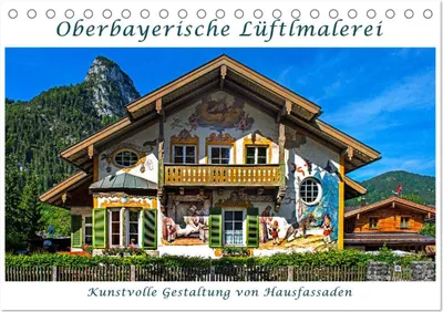 Produktbild von Oberbayerische Lüftlmalerei (Tischkalender 2025 DIN A5 quer), CALVENDO Monatskalender