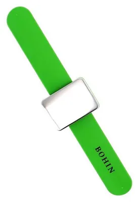 Produktbild von Magnetisches Nadelarmband in Grün - Handgelenksanpassung