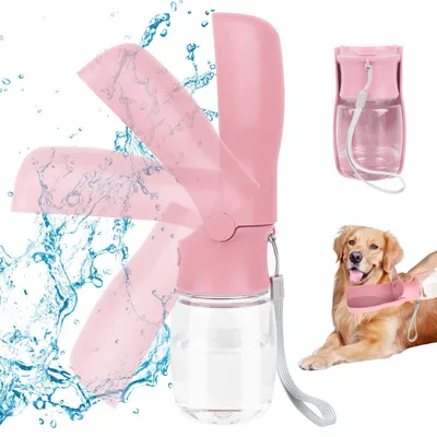 Produktbild von Tragbare Hundeflasche – Langlebig und zusammenklappbar