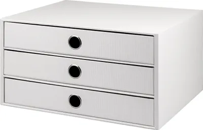 Produktbild von RÖSSLER Schubladenbox S.O.H.O. Special white 3 Stück