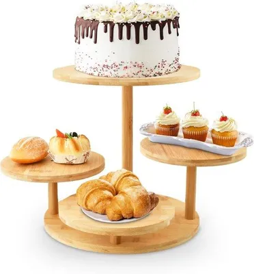 Zdjęcie produktu dla Stojaki na torty i ciasta do dekoracji weselnych, urodzinowych i innych uroczystości – średnica 30 cm / 32 cm