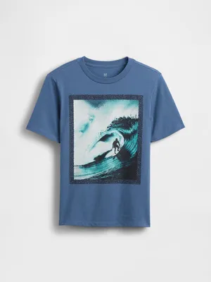 Produktbild von GAP Kinder-T-Shirt mit Aufdruck S