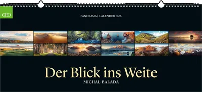 Produktbild von GEO Panorama: Der Blick ins Weite 2026 - Panorama-Kalender -